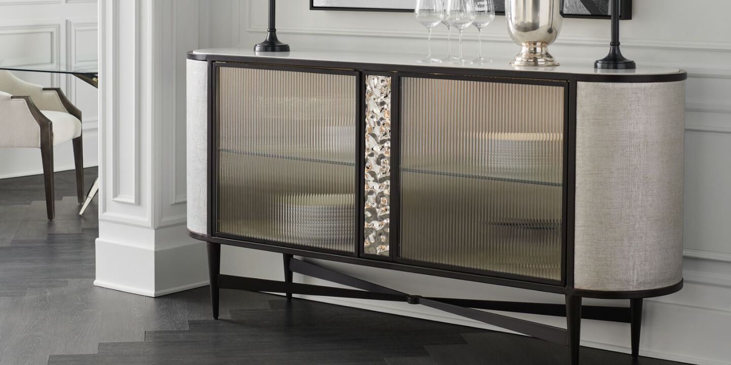 grey and silver sideboard with glass doors grey and silver sideboard with glass doors