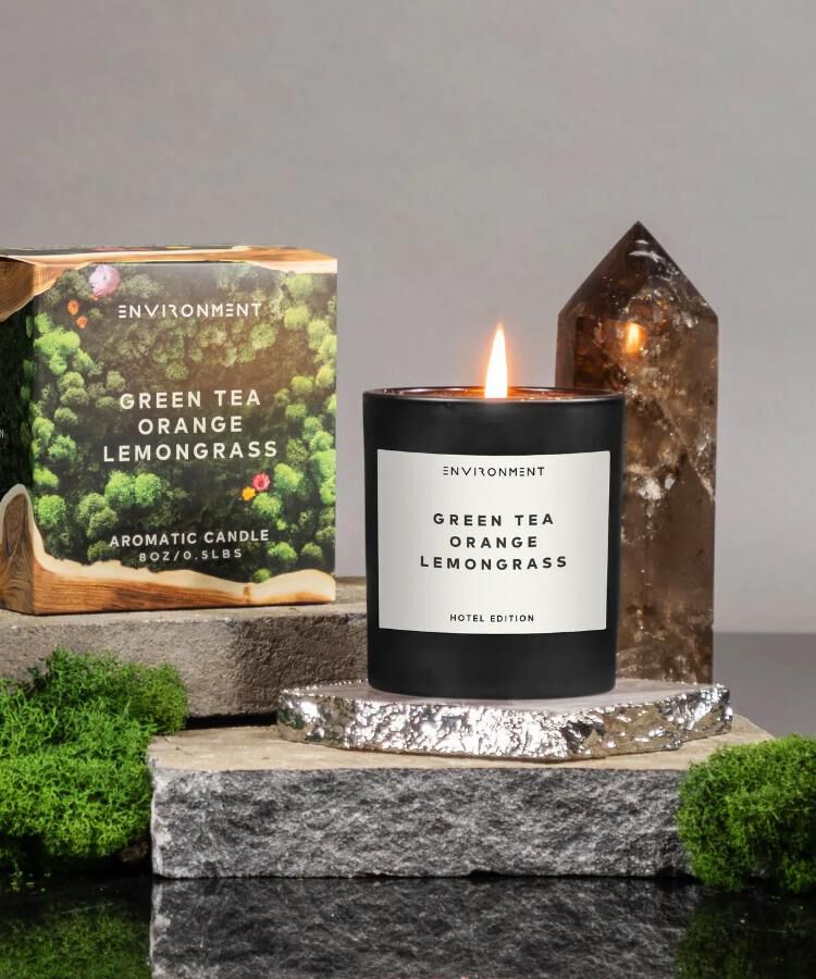 ENVIRONMENT 55oz Candle Inspired by The EDITION Hotel® - Blonde Woods | Rose | Black Fig