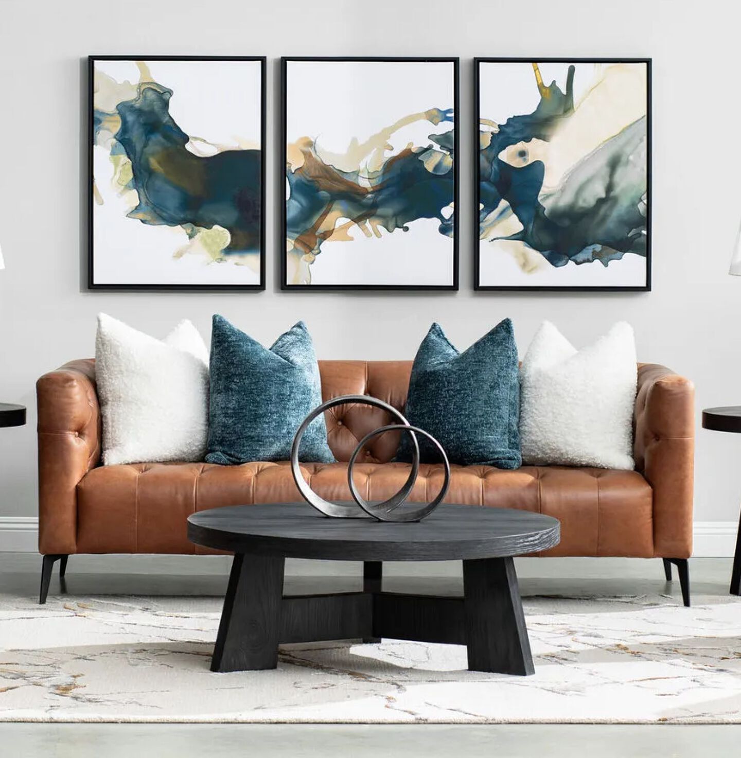 Nicolla Leather Sofa by Hooker