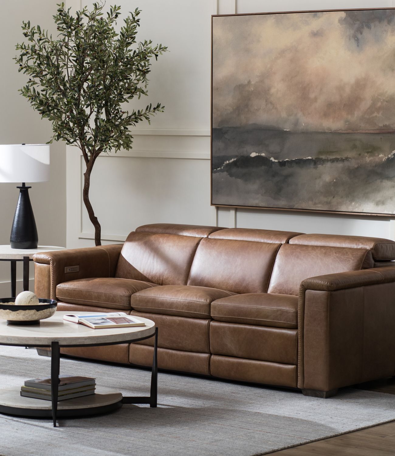 Bernhardt Lioni Power Motion Sofa