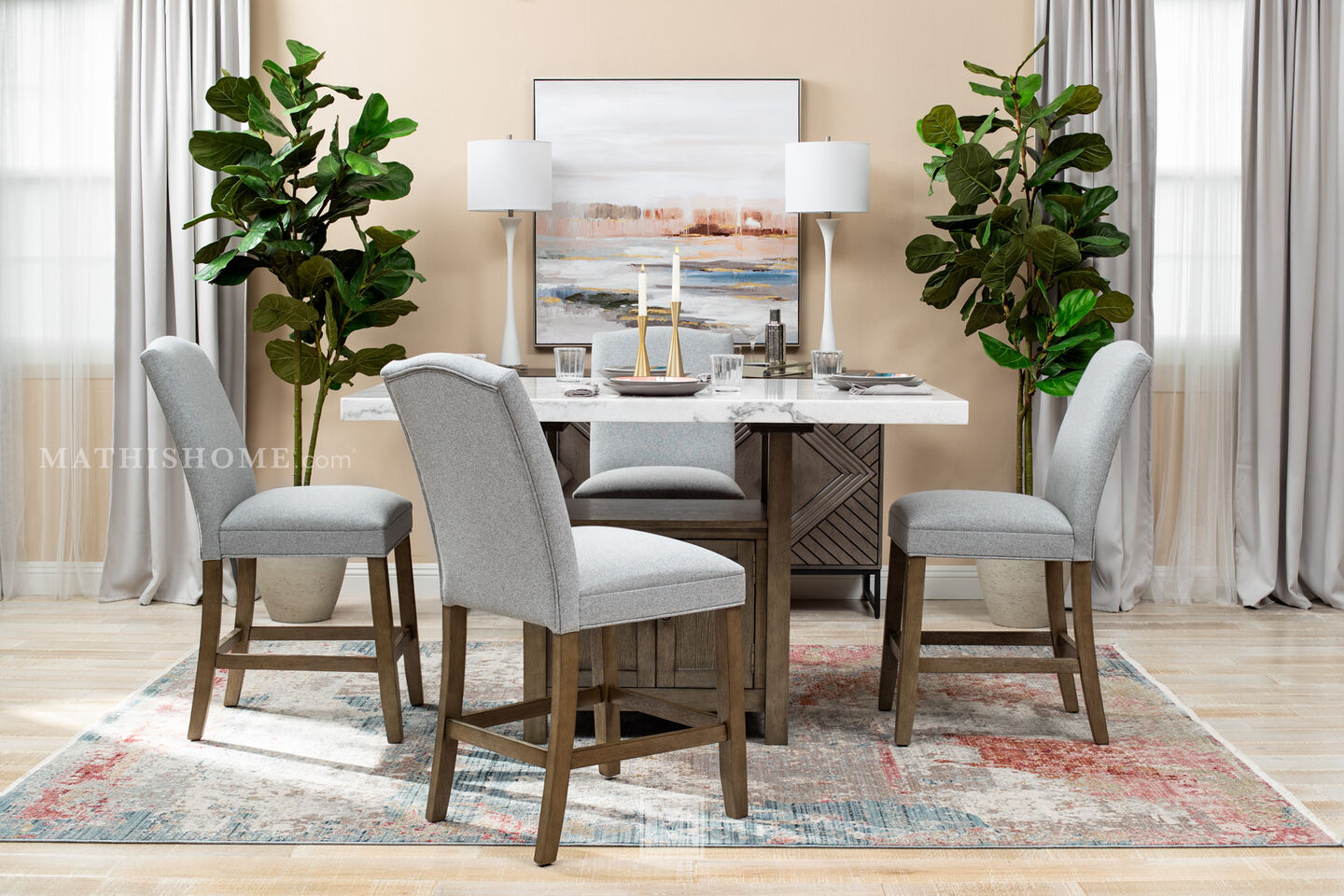 Steve Silver Grayson Pub Dining Table in Rustic Farmhouse in Dining Steve Silver Grayson Pub Dining Table in Rustic Farmhouse in Dining