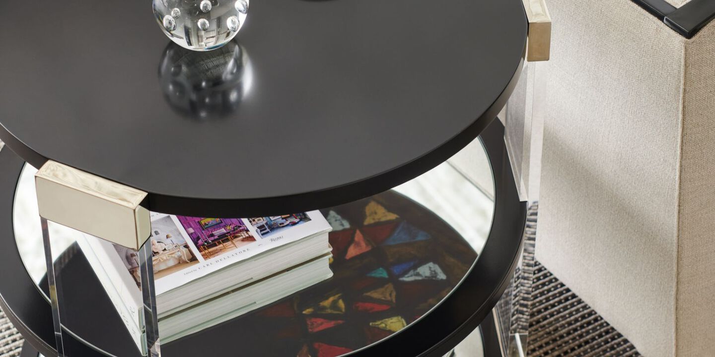 black coffee table with glass bottom and side panels black coffee table with glass bottom and side panels