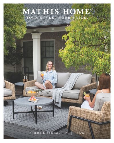 Mathis Home Summer Lookbook 2024 cover