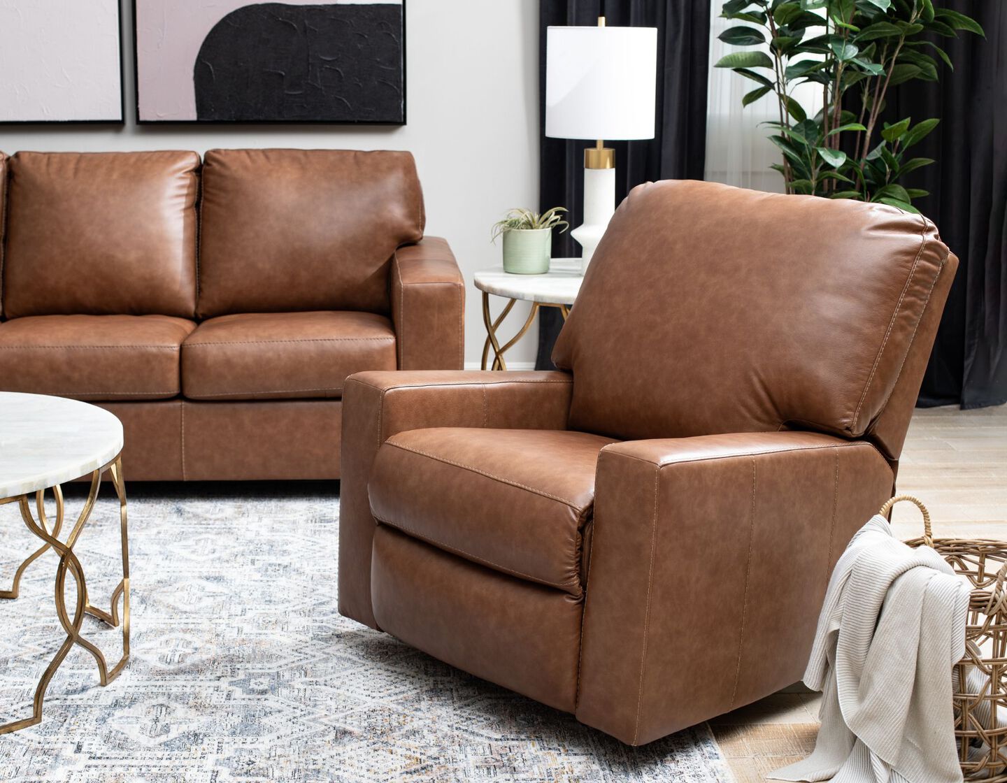 Bolsena Manual Leather Recliner by Ashley