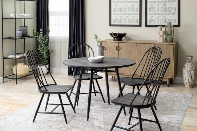 Keenan 5-Piece Dining Set in Transitional Dining