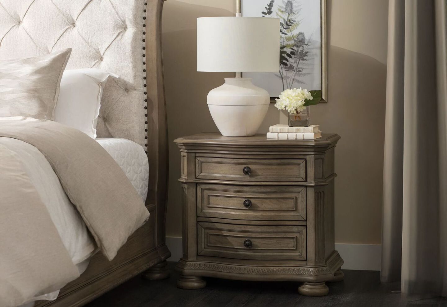 Ashley Ardenfield Three Drawer Nightstand