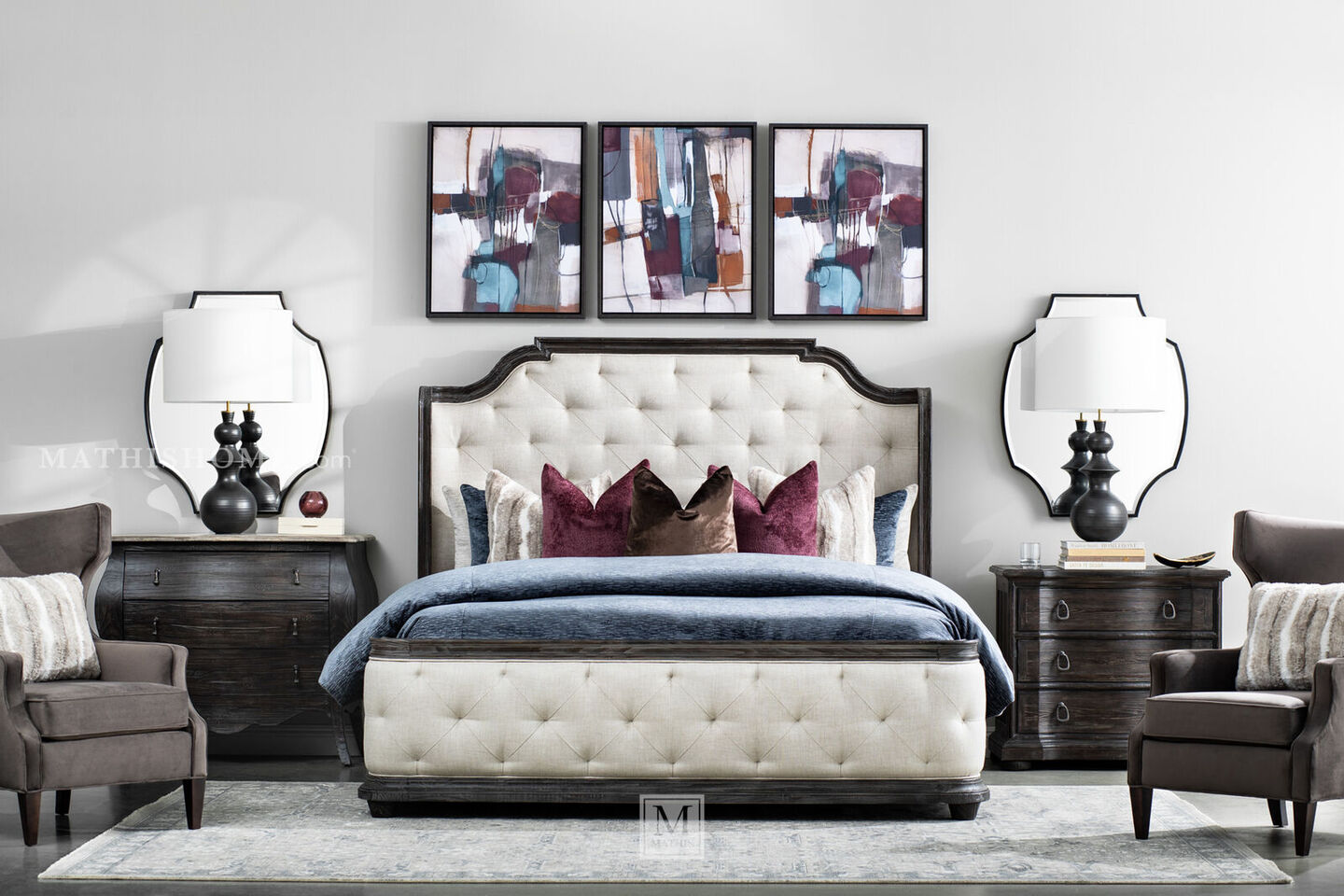 Hooker Traditions Bed in Traditional Bedroom 