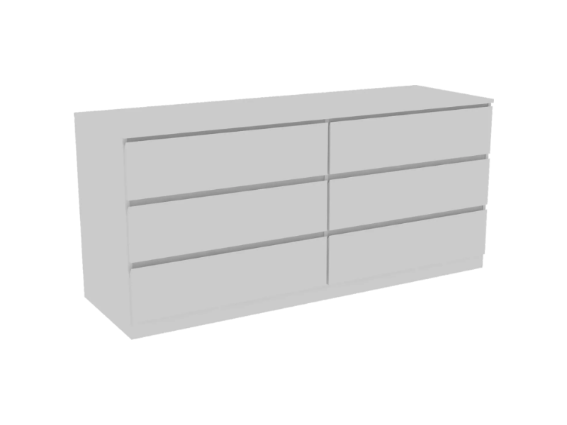 Cocora 6 Drawer Dresser