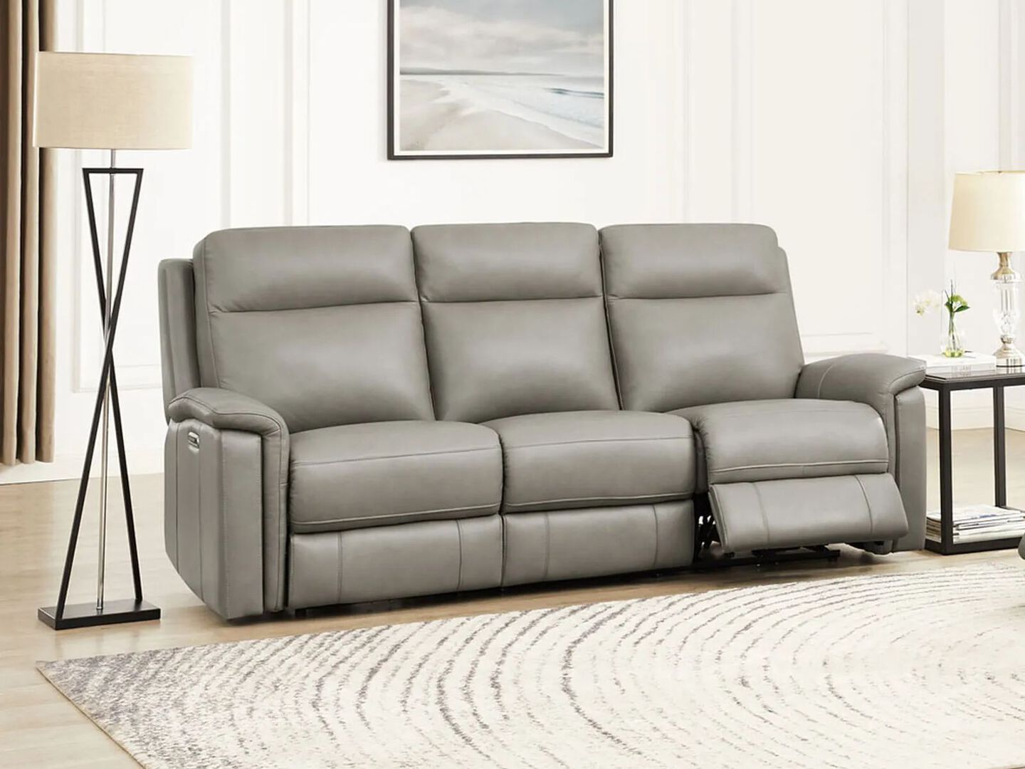 Standfield Power Headrest Zero Gravity Reclining Sofa by Hydeline