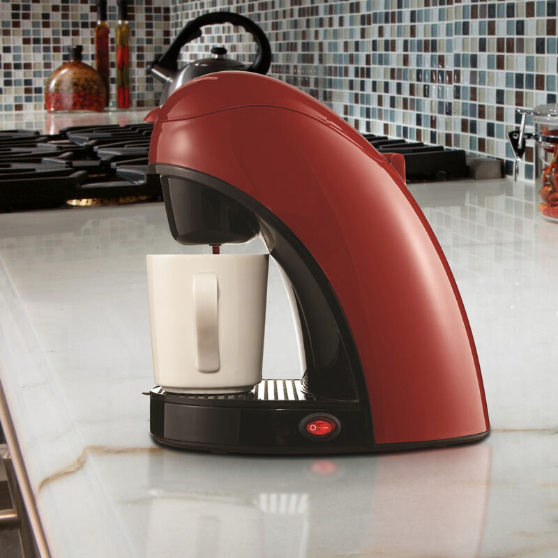 Brentwood Single Cup Coffee Maker-Red