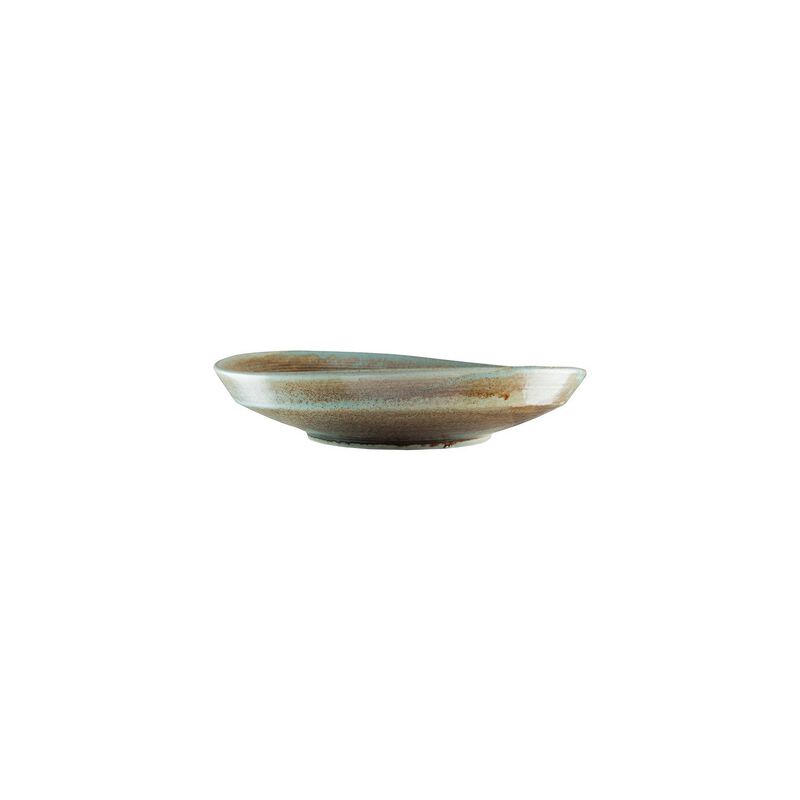 Coral dia.9.75" h:2.25" 36 oz. Round Decorated Porcelain Deep Plate (Set of 2)