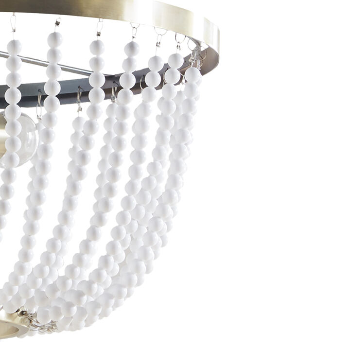 Gracie Mills Lyla Graceful Radiance 2-Light Beaded Chandelier