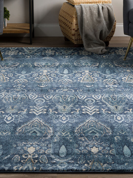 Geneva GV315 Navy 3'3" x 5'1" Rug