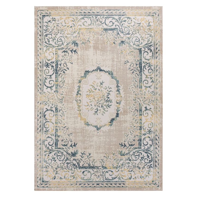 Rosalia Cottage Medallion Area Rug