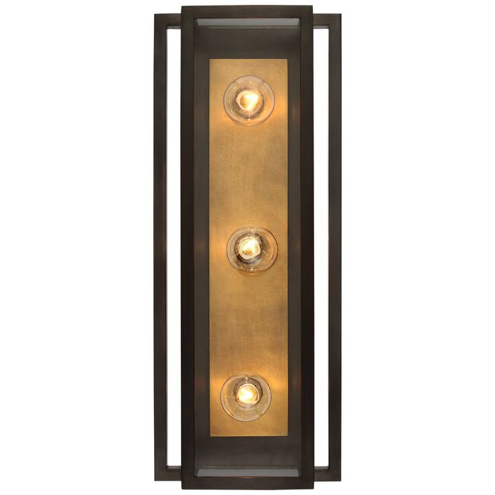 Halle 18" Vanity Light in Bronze