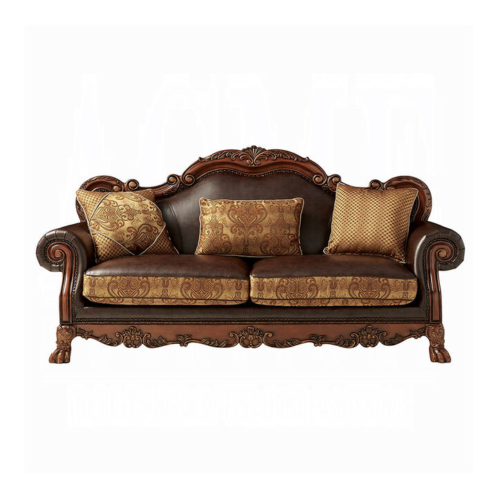 Dresden Sofa W/ 3 Pillows to Enhance Your Home