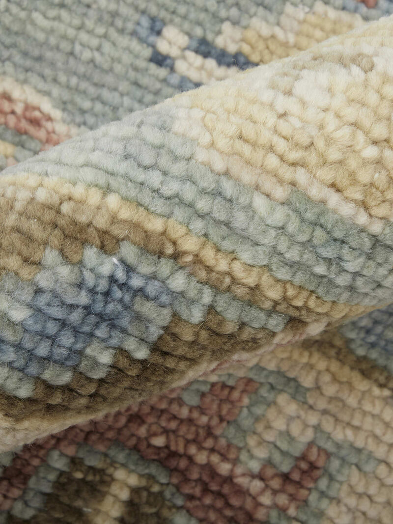 Fillmore 69CJF 4' x 6' Blue/Ivory/Yellow Rug