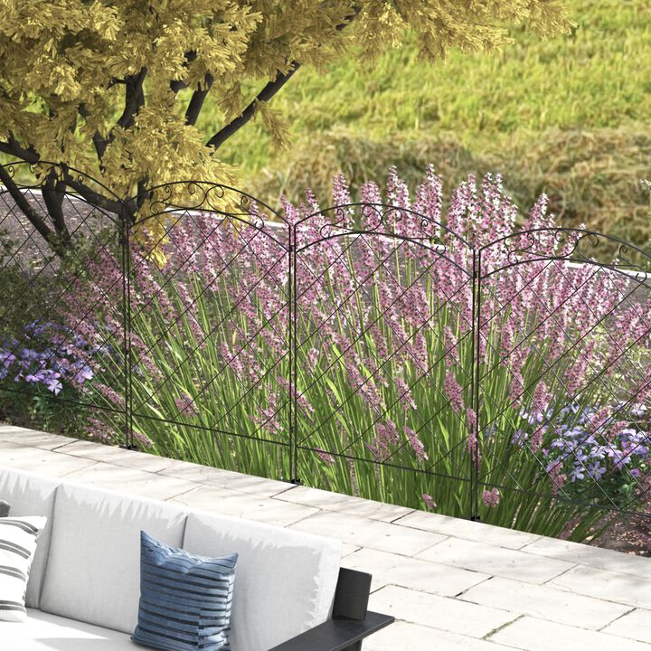 Streamdale Decorative Garden Fence with Vines