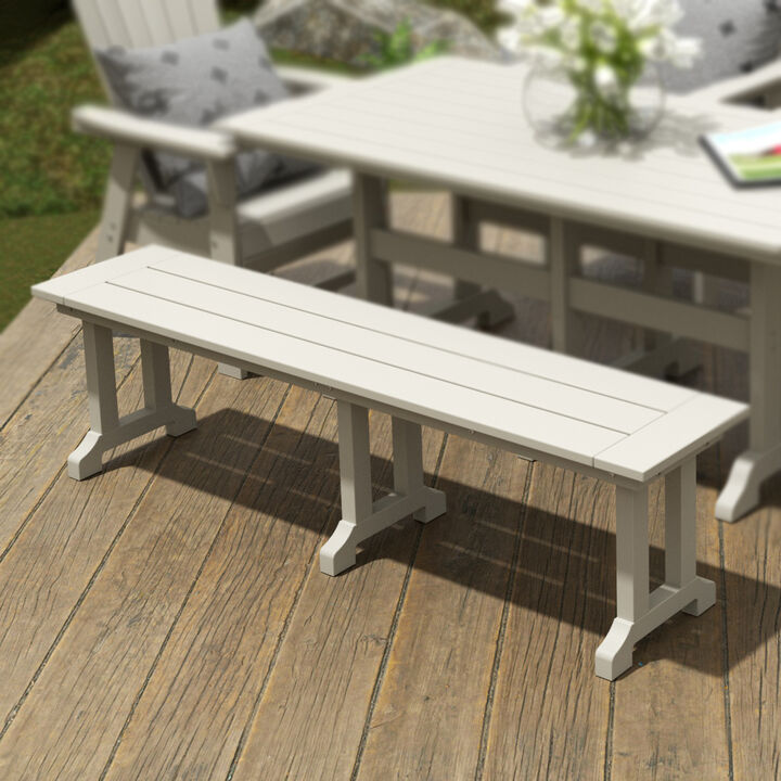 WestinTrends 65" Outdoor Dining Bench
