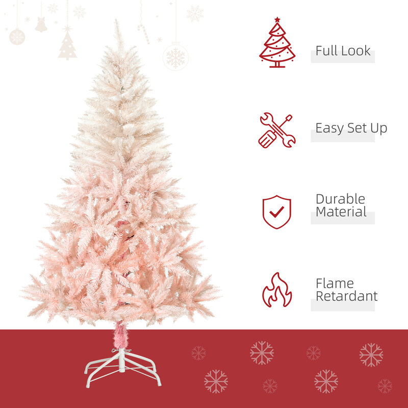 5' Artificial Christmas Tree Indoor Realistic Holiday Decoration, 450Tips