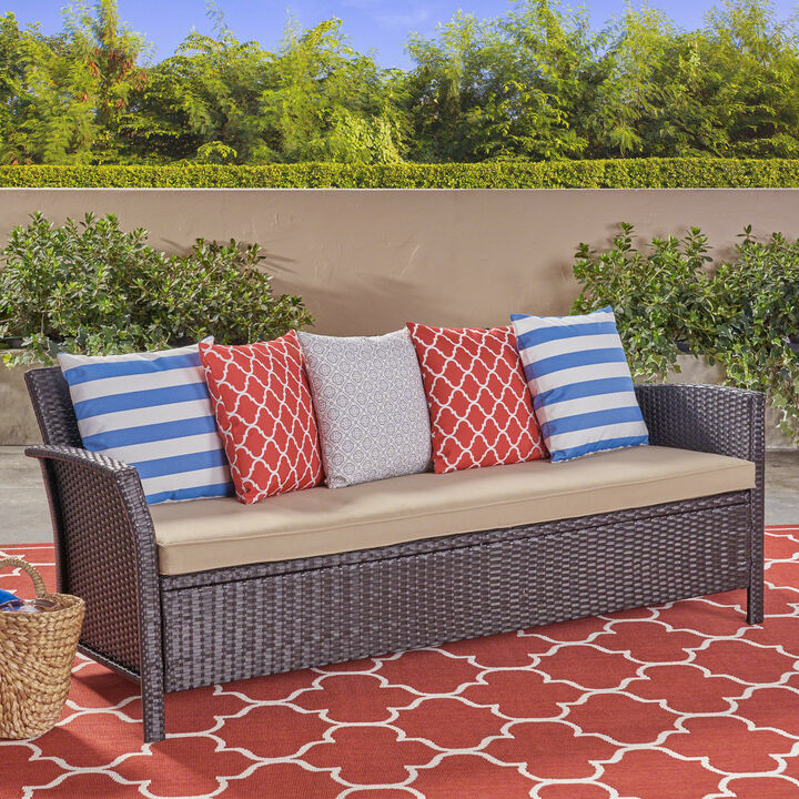 Merax Outdoor Patio 3-Seat Sofa