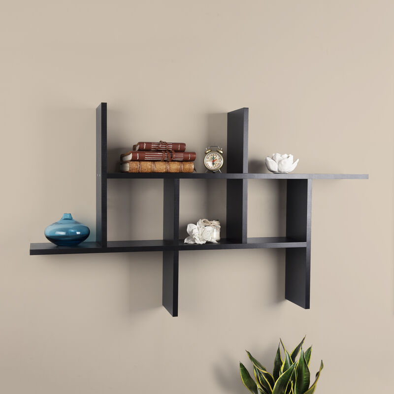 Dual-Orientation Cantilever Wall Shelf
