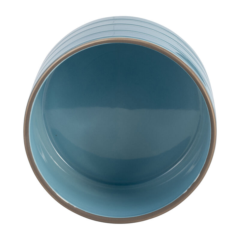 Skyblue 6" Striped Planter with Stand