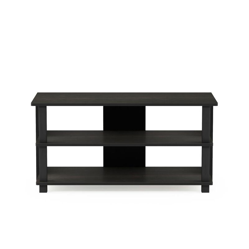 Sully 3-Tier TV Stand for TV  up to 40, Espresso/Black, 17076EX/BK