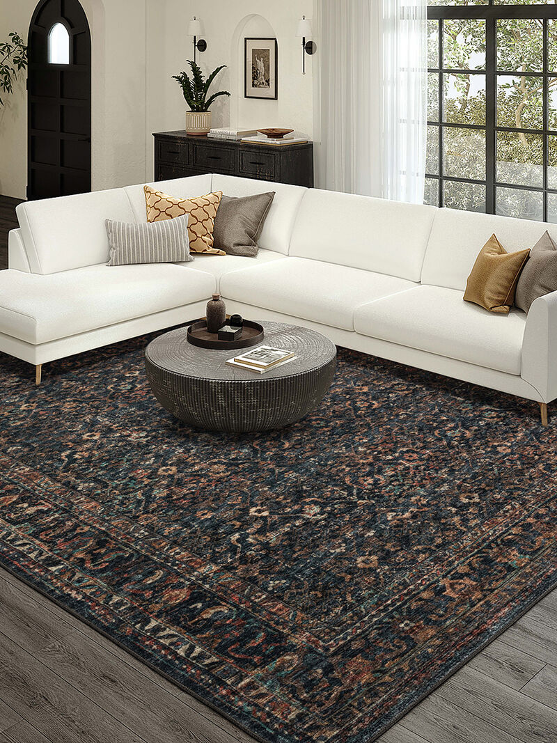 Jericho JC10 Midnight 3' x 5' Rug