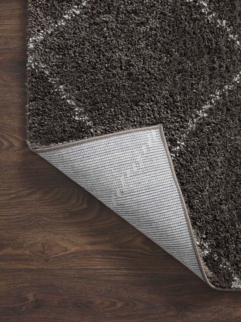 Bliss BLS04 Bark/Grey 3'11" X 6' Rug