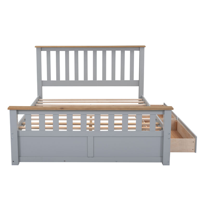 Merax Platform Bed with 2 Drawers