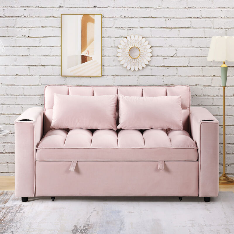Merax 4-1 Multi-Functional Sofa Bed with Cup Holder
