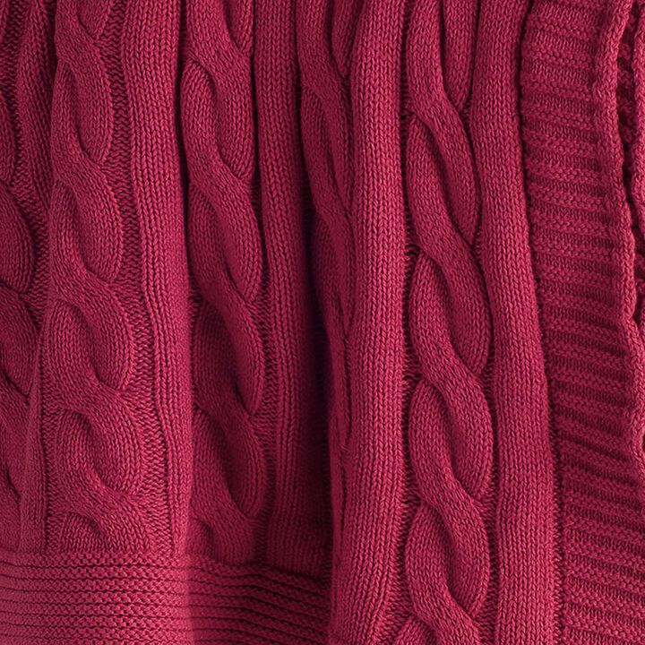 Crimson Red 50" x 60" Throw Blanket