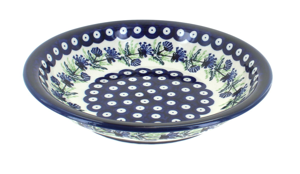 Blue Rose Polish Pottery Zara Soup Plate