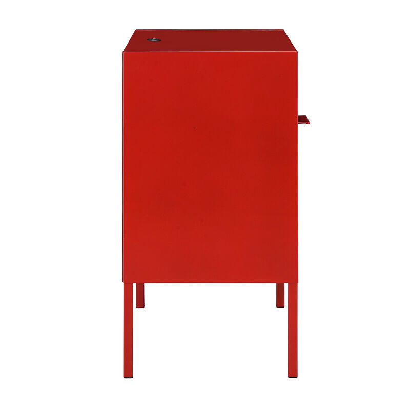 Gemma Nightstand in Red
