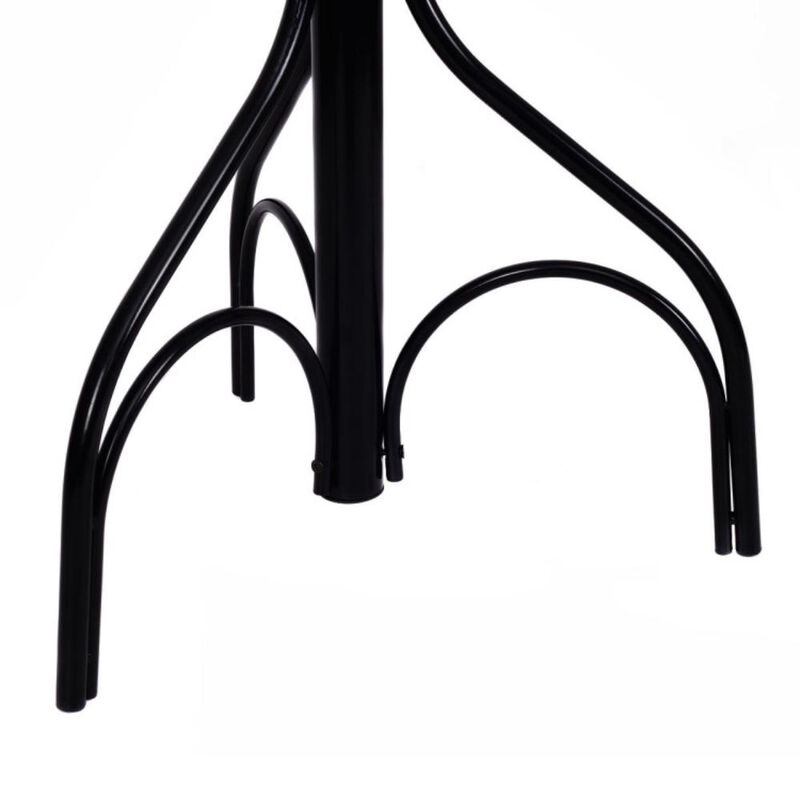 Hivvago Vintage Metal Coat Hat Tree Stand Clothes Hanger