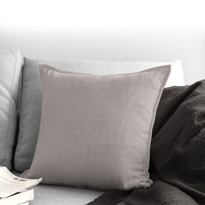 6ix Tailors Fine Linens Austin Taupe Decorative Throw Pillows
