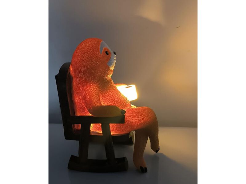 MONMOB Creative Sloth Solar Light Fairy Garden Accessories Outdoor Figurine