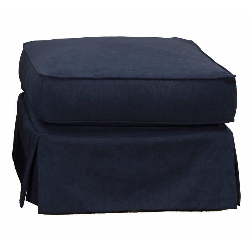 Americana Upholstered Pillow Top Ottoman