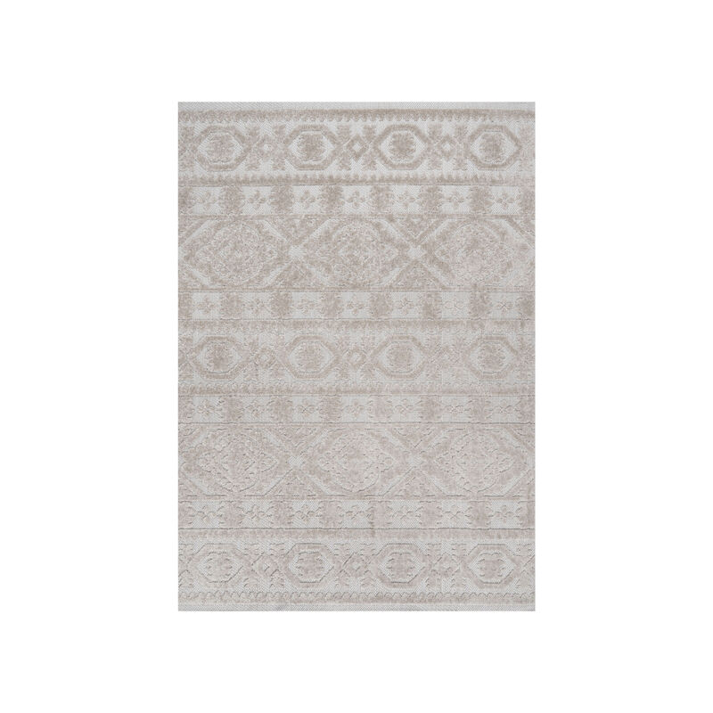 Citta High-Low Pile Mediterranean Tile Area Rug