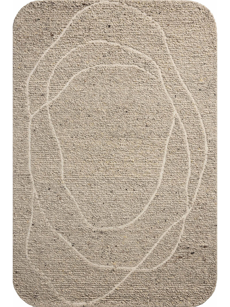Otis OTT01 Oatmeal/Ivory 7'9" x 9'9" Rug