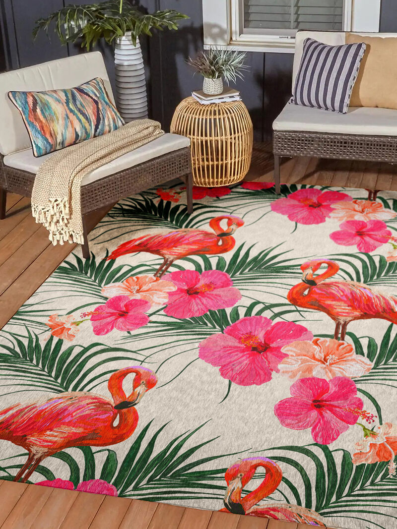 Tropics TC12 Ivory 3' x 5' Rug