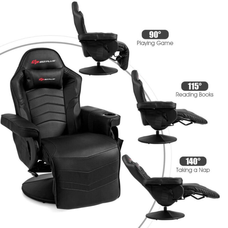 Hivvago Ergonomic High Back Massage Gaming Chair with Pillow