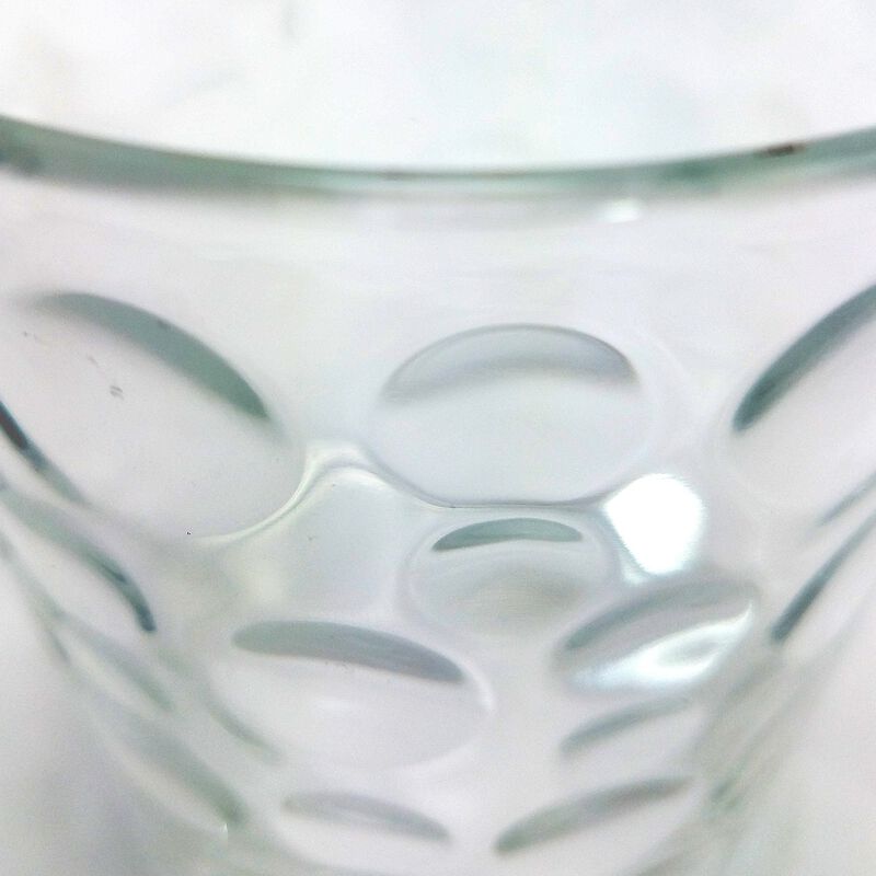 Gibson Home Great Foundations 4-Piece 13 oz. Double Old Fashioned Glass Set, Bubbles Pattern