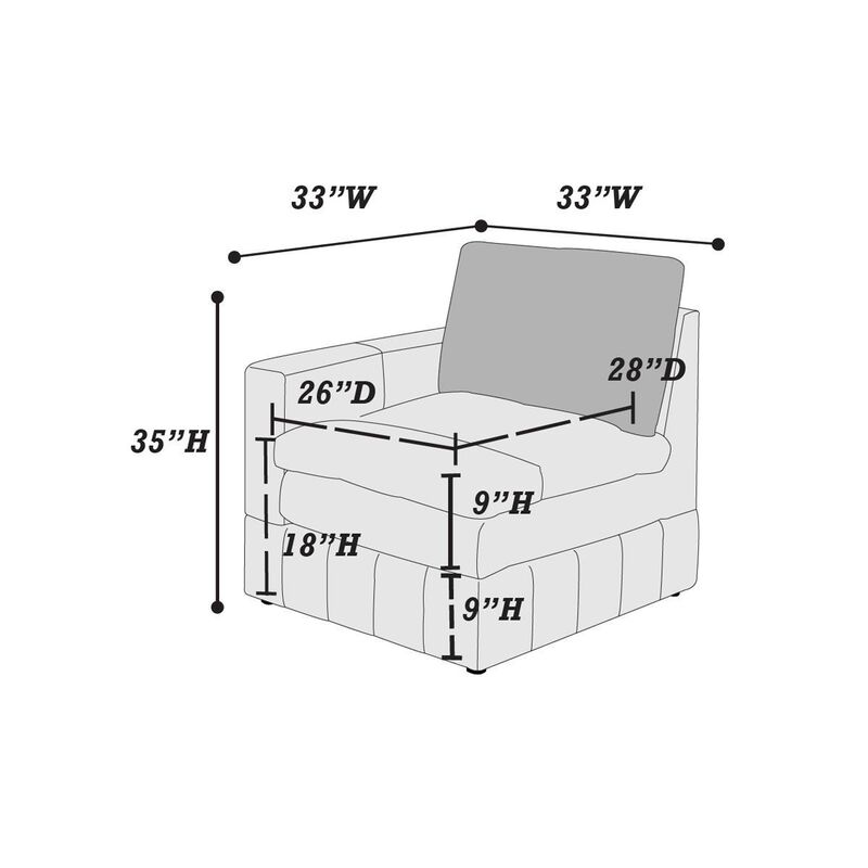 6 Piece Granite Modular Sectional Set