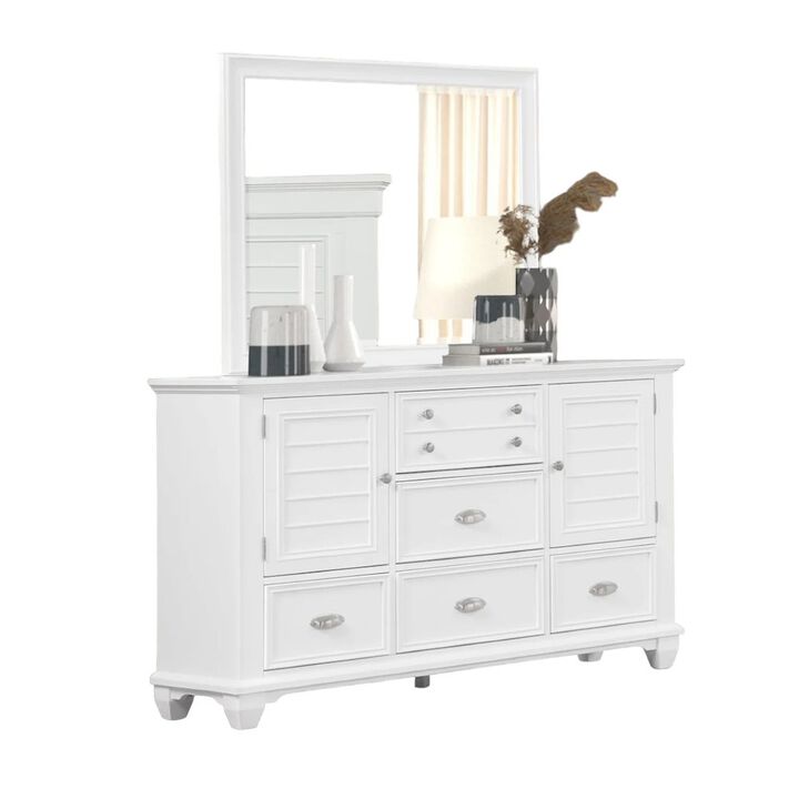 New Classic Furniture Jamestown Door Chest- White