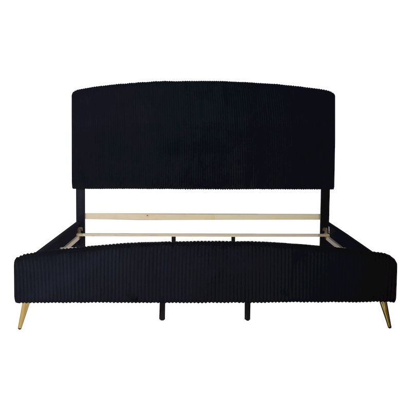 New Classic Furniture Kailani Wood California King Bed, Black