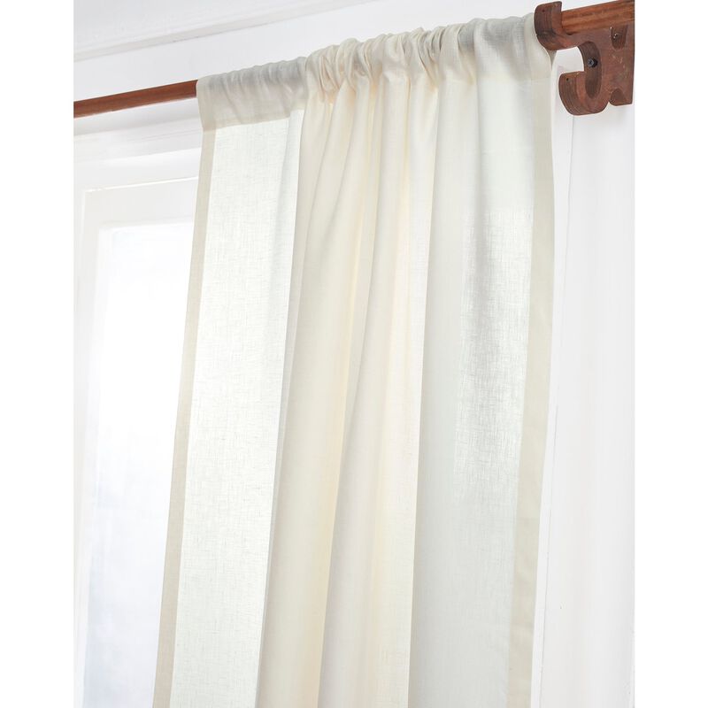 Solino Home 100% Pure Linen Curtain | Linen for Thanksgiving, Christmas