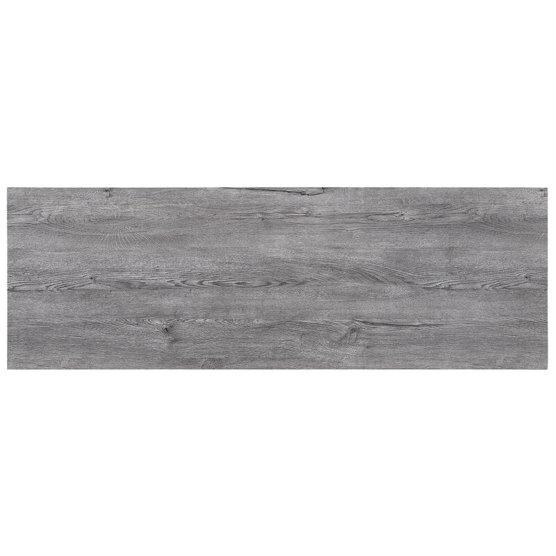 59 in. W Four Leg Wood Dining Table Seats 3