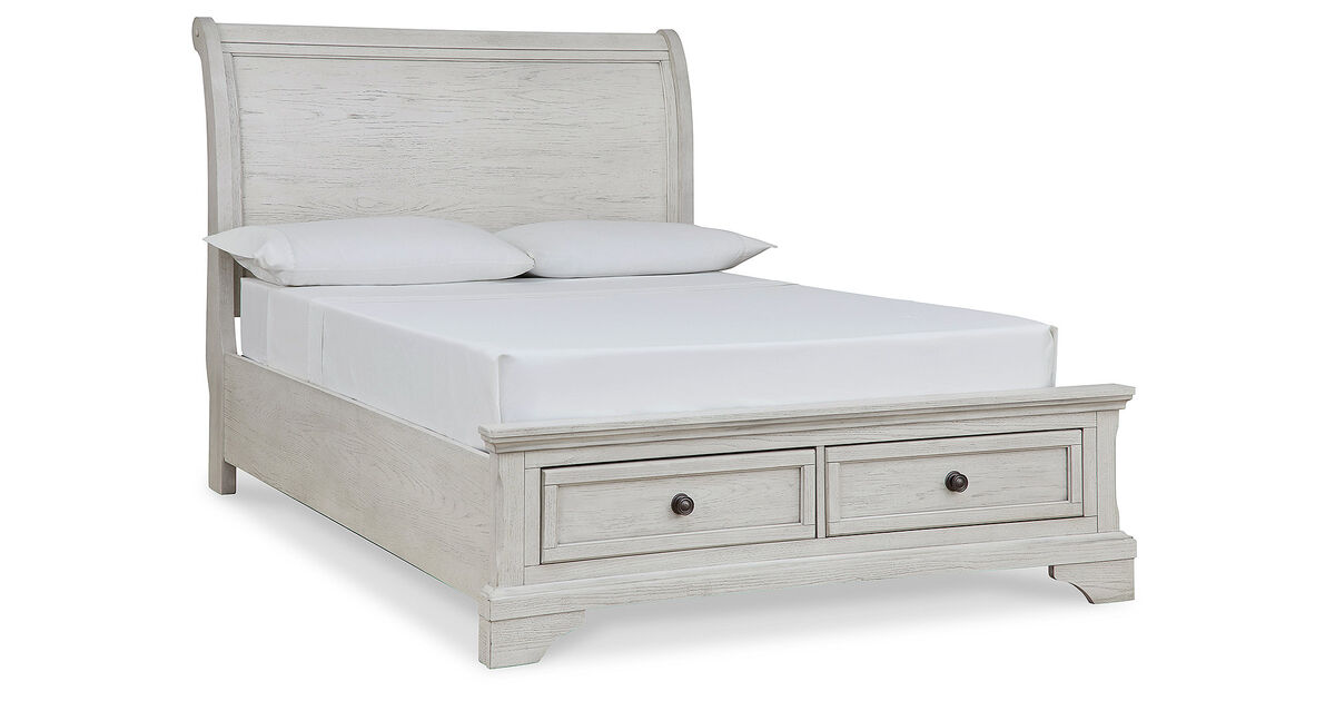 Full Sleigh Storage Bed